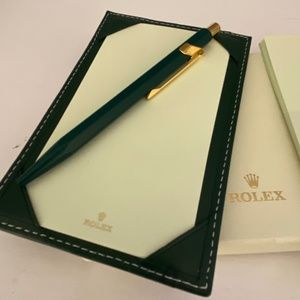 Rolex Notes Wallet and Pen